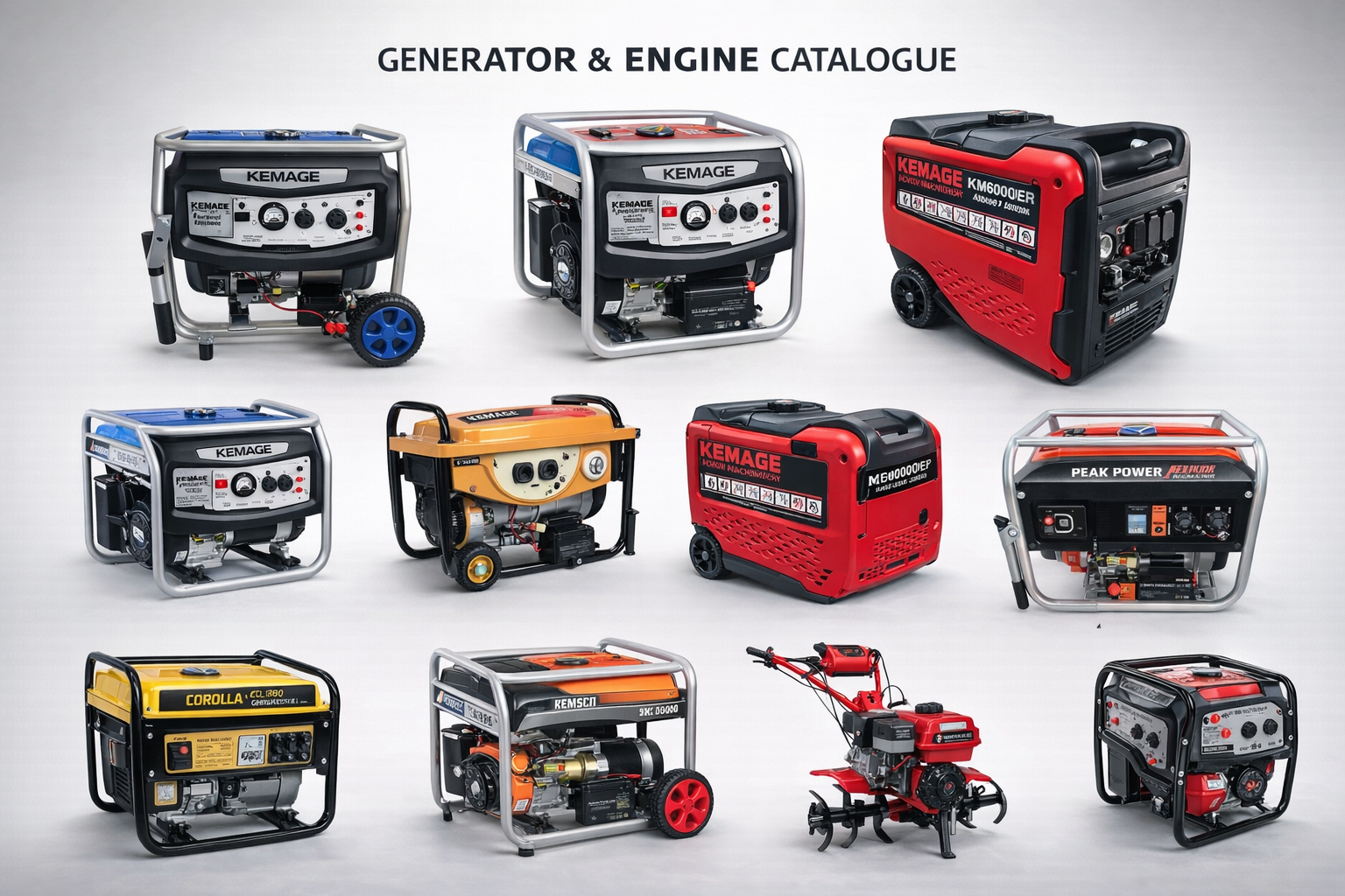 Kemage Generator and Engine Catalogue